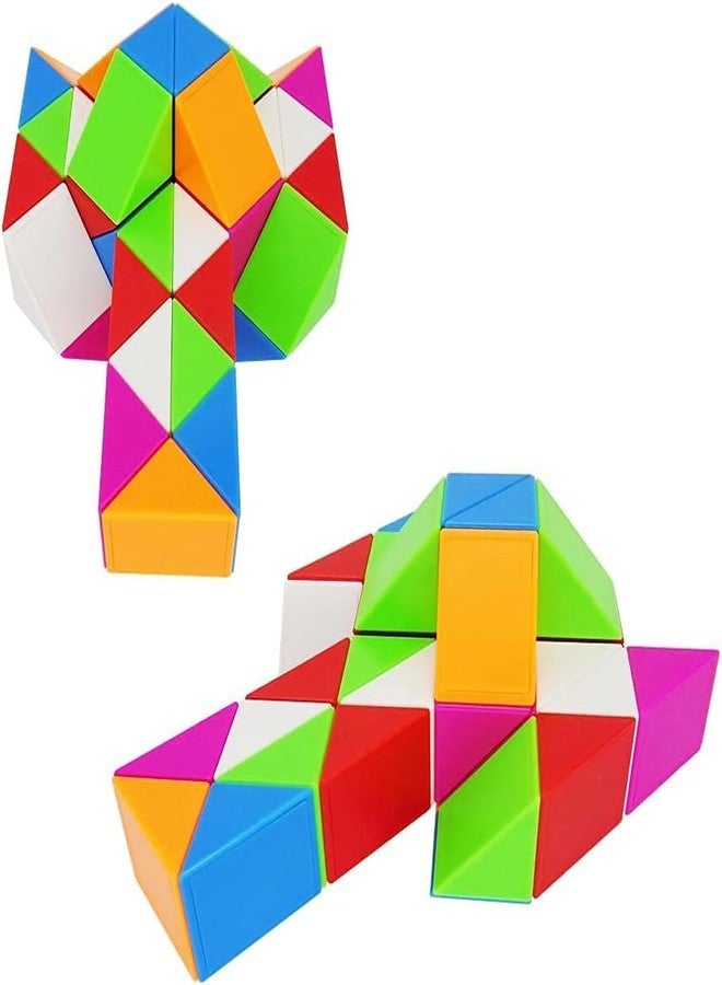 Hawkister QiYi Magic Snake Cube Twist Puzzle (24 Blocks) Wedges Twisted Puzzle Toy - Image 2